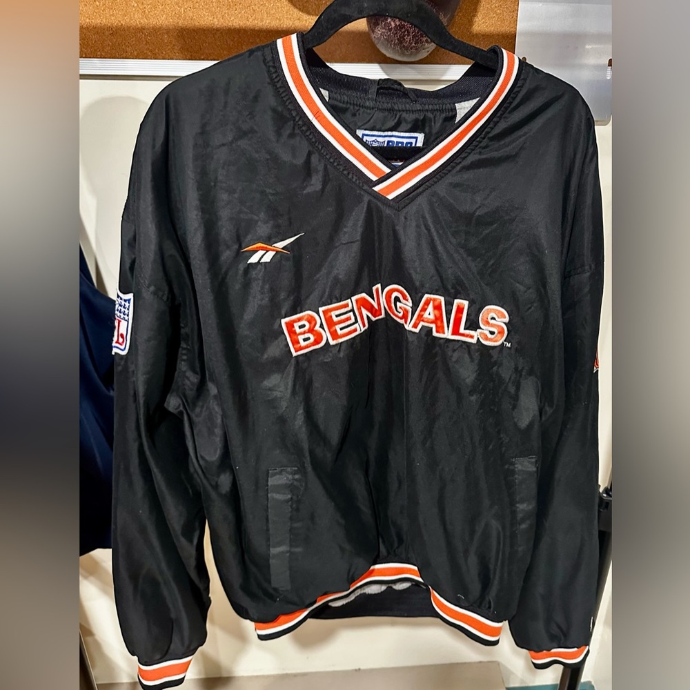 Vintage Reebok Proline Cincinnati Bengals NFL pullover. Men’s XL